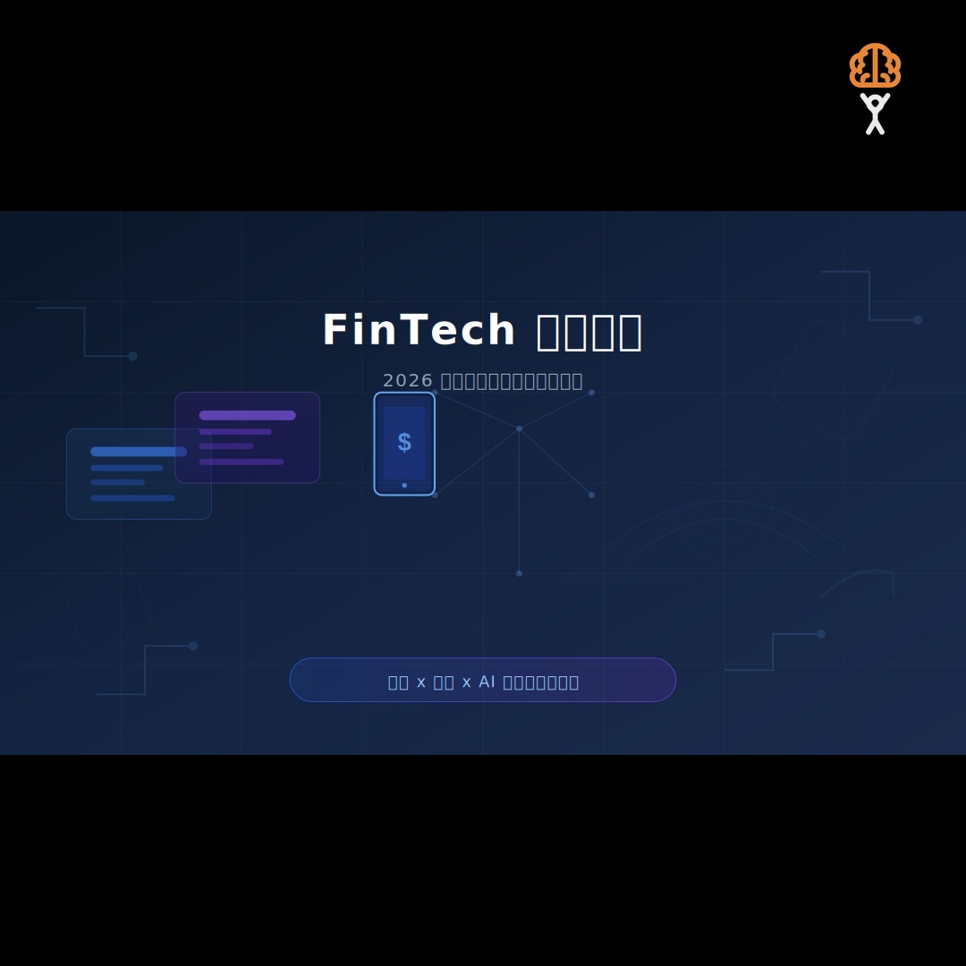 金融科技 FinTech 革命指南：2026 數位金融新時代的完整地圖